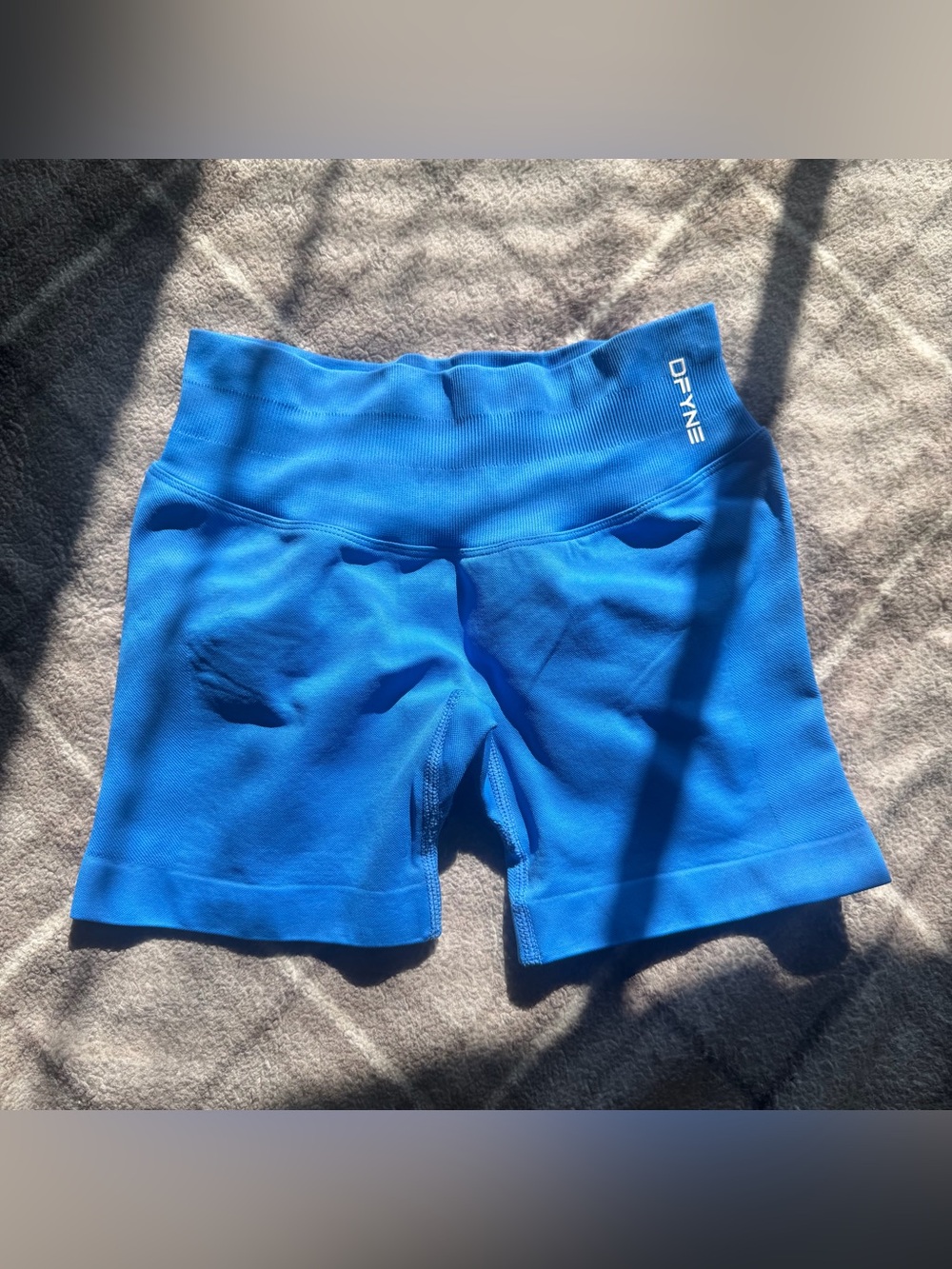 Dfyne Electric Blue Impact Shorts 4.5” Size Small